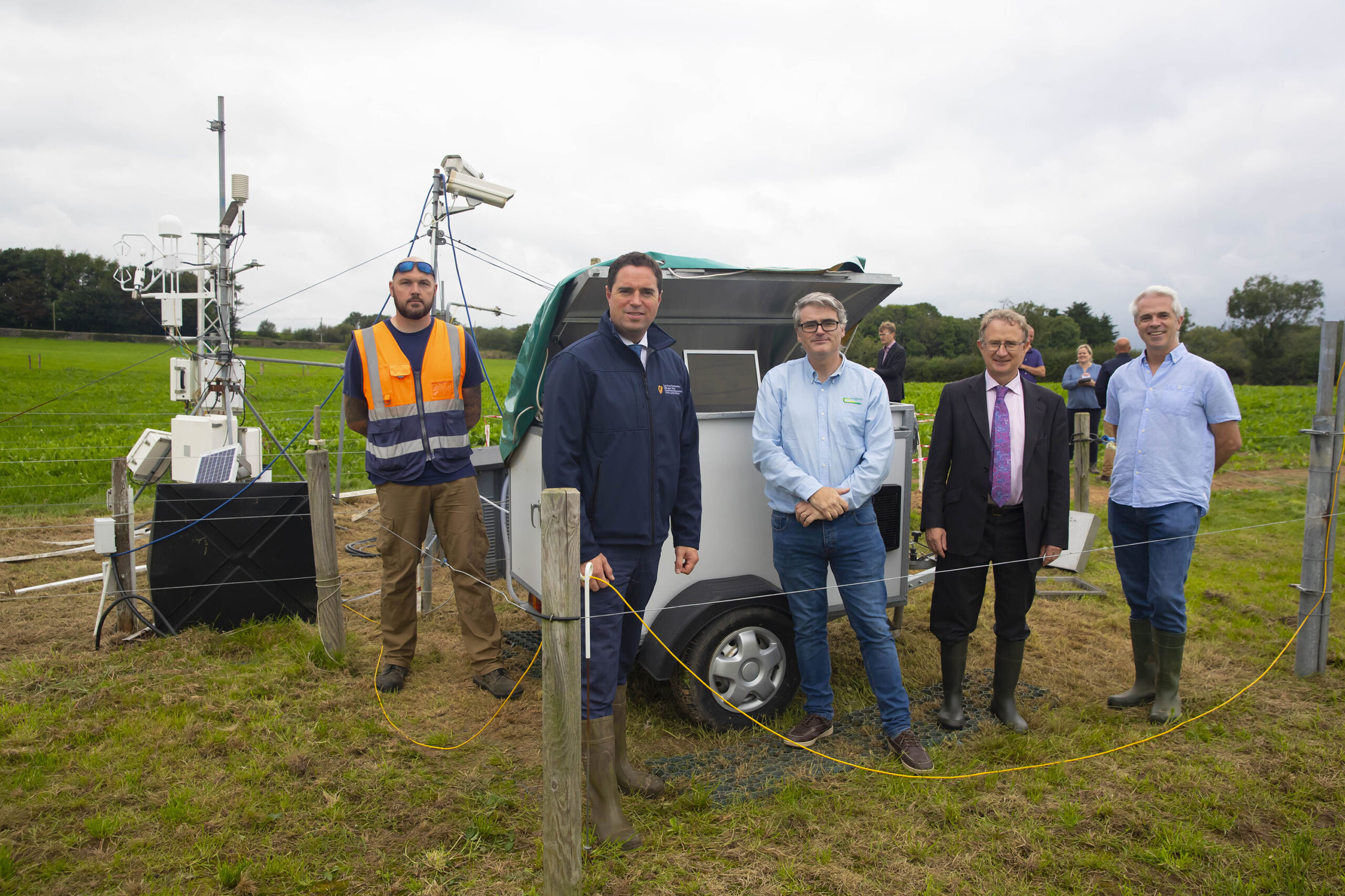 Minister Heydon views sustainability research in Teagasc Johnstown Castle