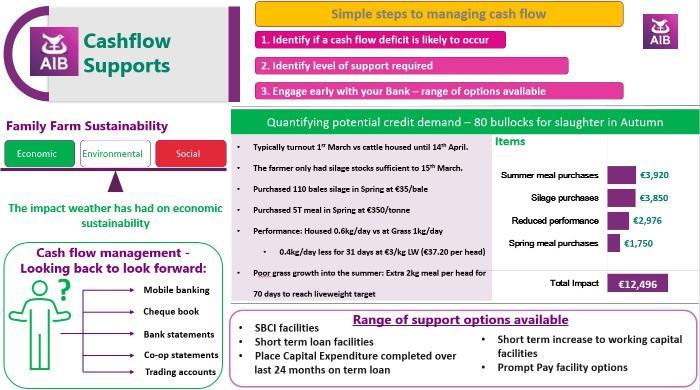 AIB Board with advice on cashflow all information in pdf version of board below