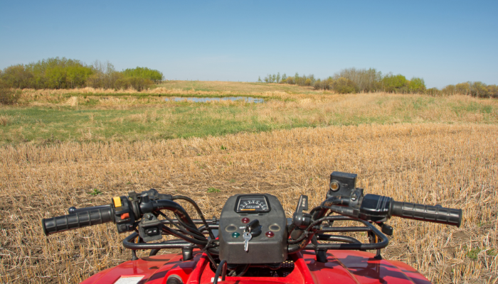 Quad bikes – Use your head