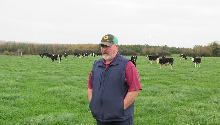 Aidan Maguire pictured on his farm