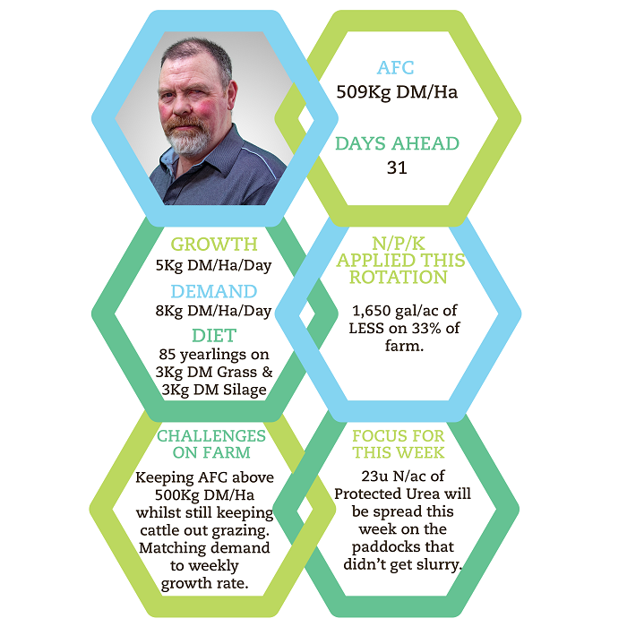 Infographic of Aidan Maguire grassland update