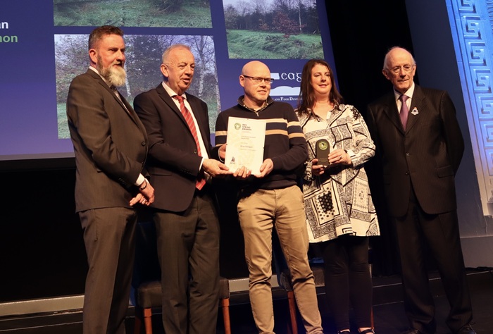 The winners of the 2025 RDS Teagasc Farm Forestry Award are Brian and Karen Flanagan