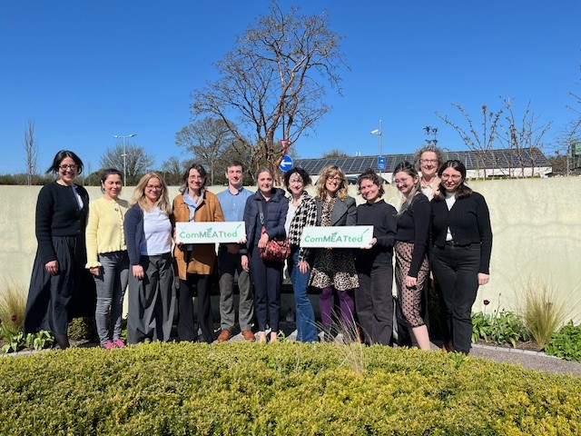 A group of international scientists in Dublin, discussing the possible future role of meat alternatives in European diets.