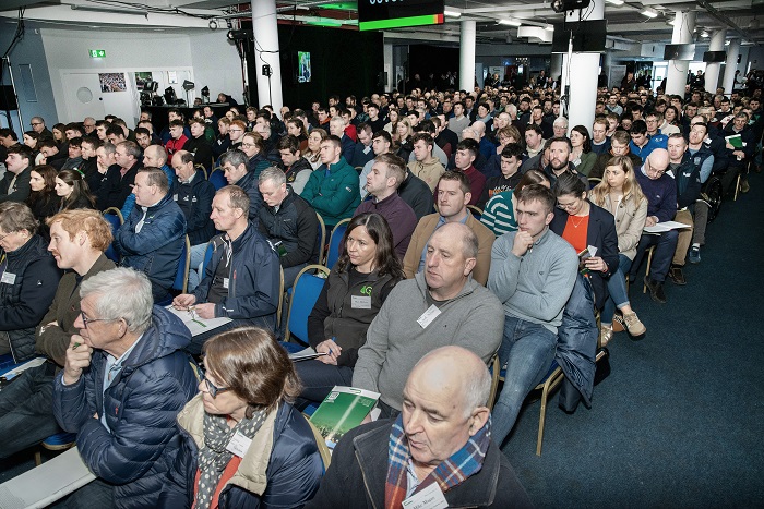 Pictured are a section of the attendance at the Teagasc National Dairy Conference on 'Robust Dairy Farming for Future Challenges' in Limerick Racecourse, Patrickswell, Co Limerick.  Picture: O'Gorman Photography.
