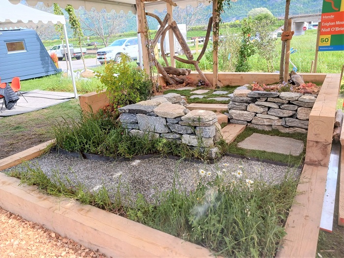 The finished garden winner of the People's Choice Award