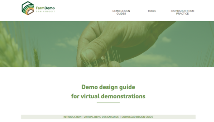 The FarmDemo Training Kit has been updated
