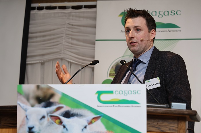 Dr Frank Campion addressing the Teagasc National Sheep Conference 2025