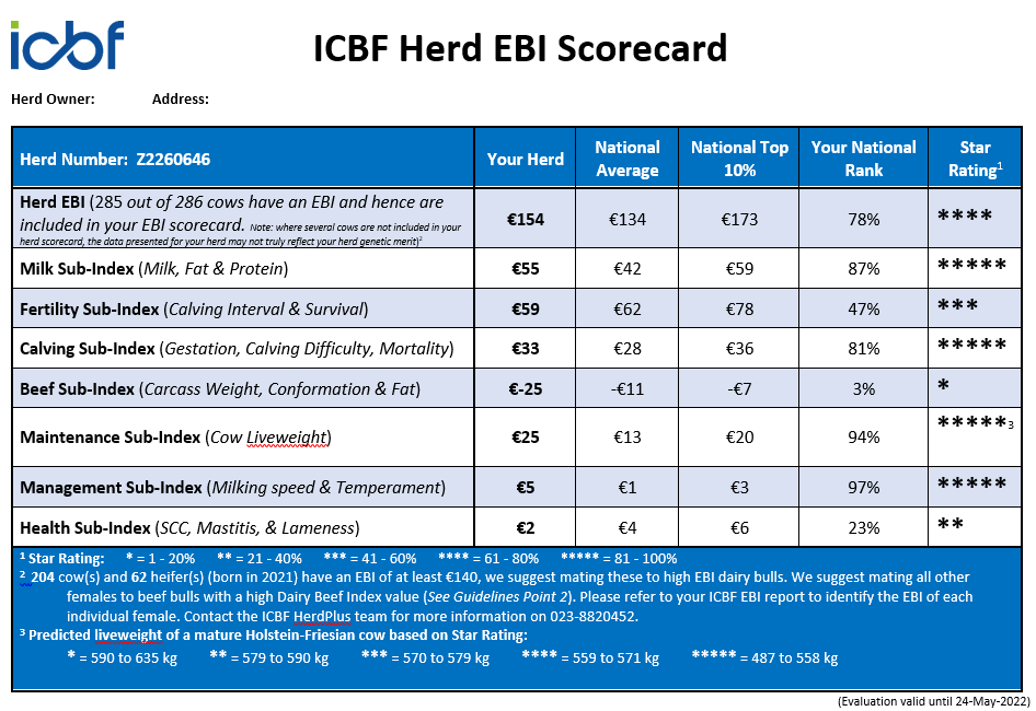 EBI Scorecard