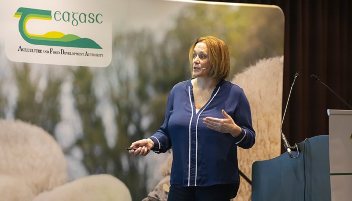 Elaine Leavy at the National Sheep Conference