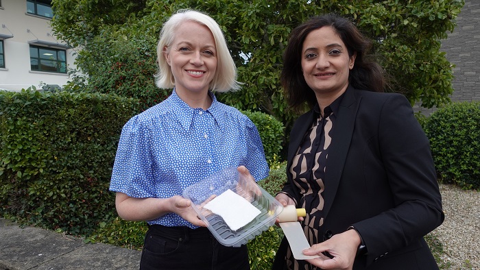 Presenter Kathriona Devereux, 10 Things to Know About… on RTÉ One (left) with Teagasc’s Shivani Pathania