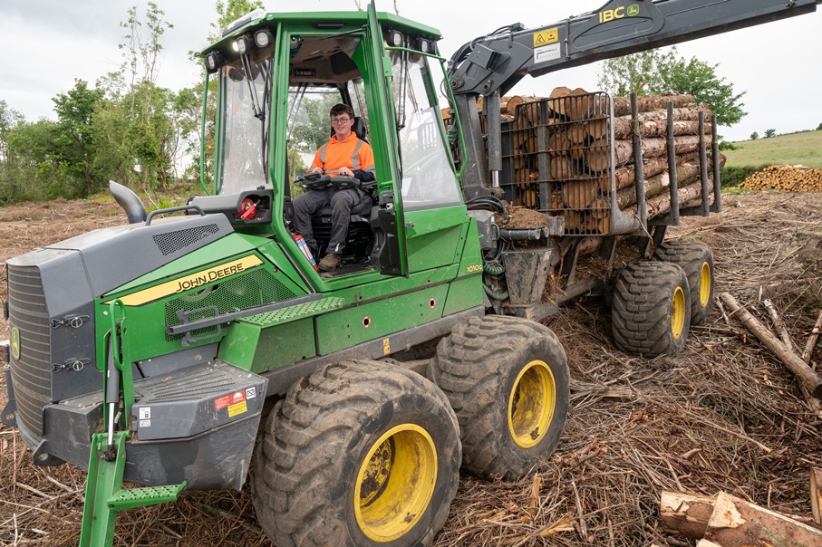 Francis Hewitson and forestry machinery