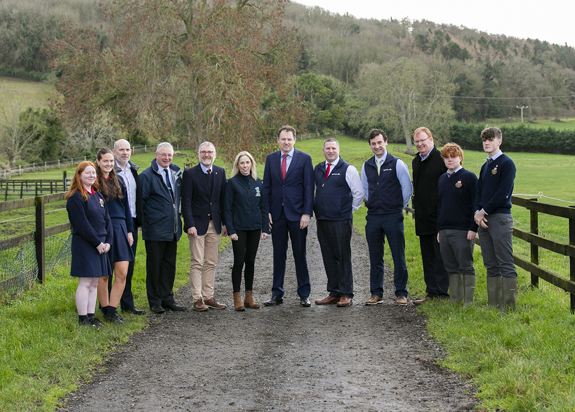 Minister of Agriculture, Charlie McConalogue launches 2023 Spring Agri Aware Farm Walk & Talk events for Agricultural Science students