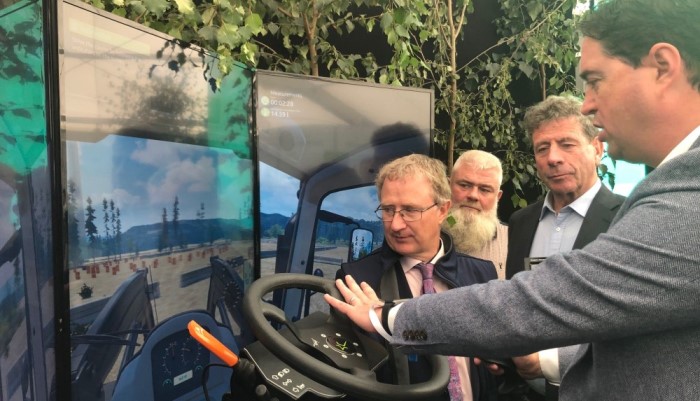 Minister Heydon launches investment in Farm Machinery Simulators