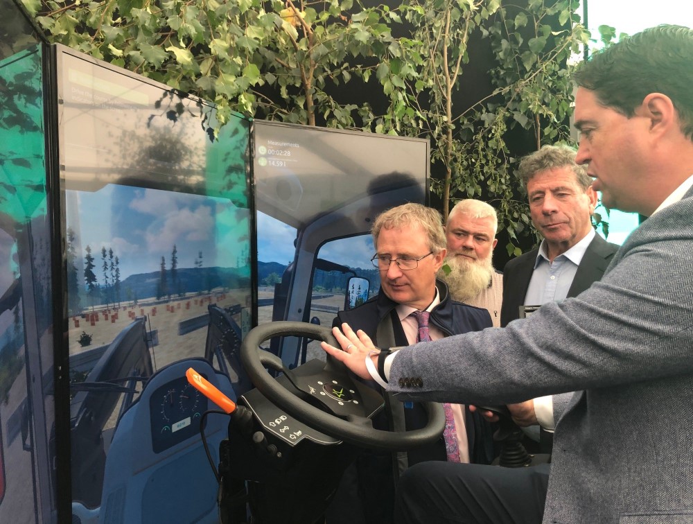 Minister Heydon launches investment in Farm Machinery Simulators