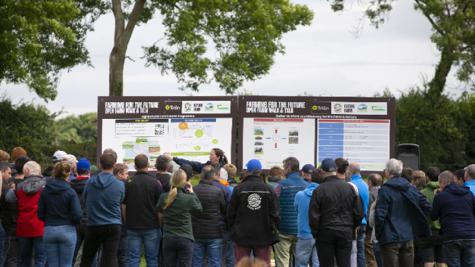 Farmers at a Farming for Water River Slaney Project event