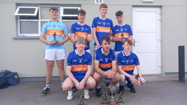 The players on the football 7s team from Mountbellew