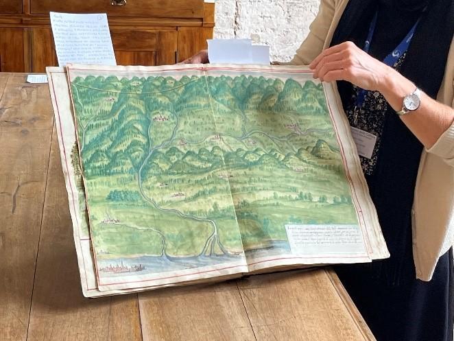 Forest Map from 1608