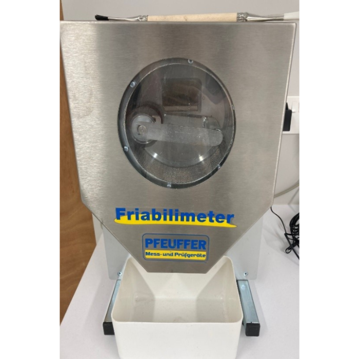 Friability meter measuring malt quality