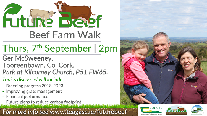 Ger McSweeney farm walk flyer