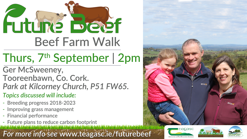 Ger's farm walk ad