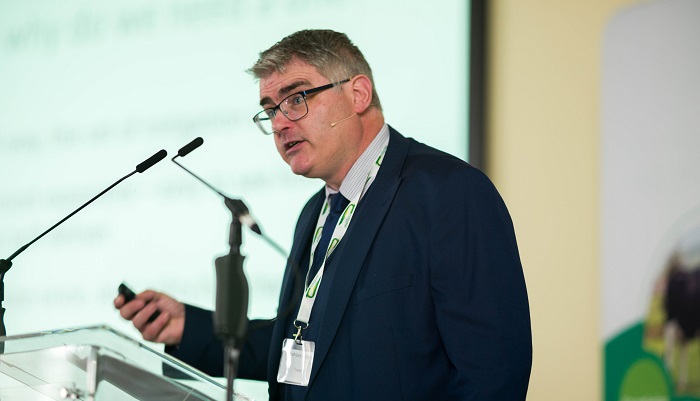 Gary Lanigan speaking at the launch of MACC 2023