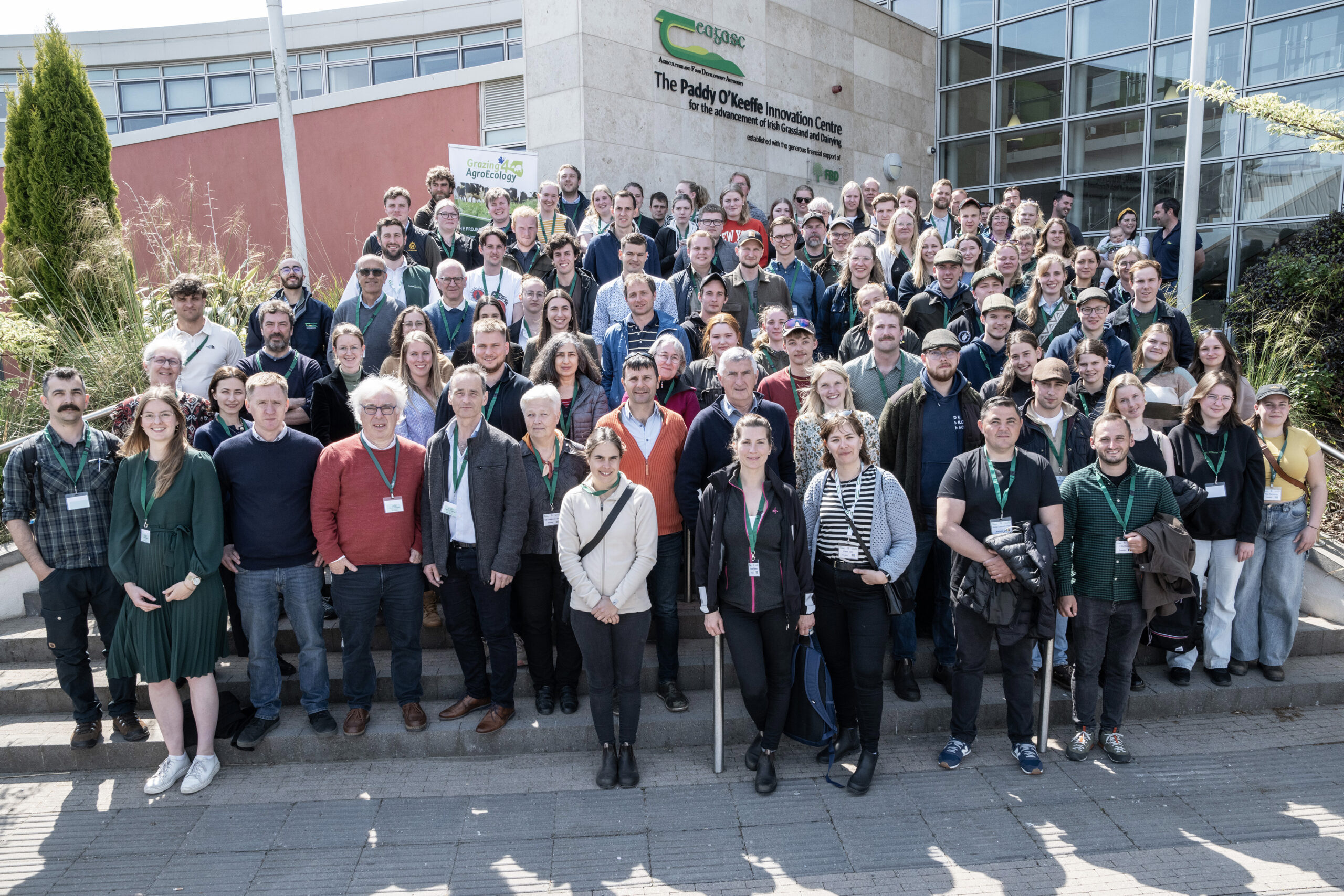 Teagasc Host International Grazing4AgroEcology National Award Winners and Young Farmers
