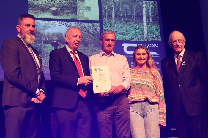 Hugh Barrett received the Special Commendation Award in the 2025 RDS Teagasc Farm Forestry Category