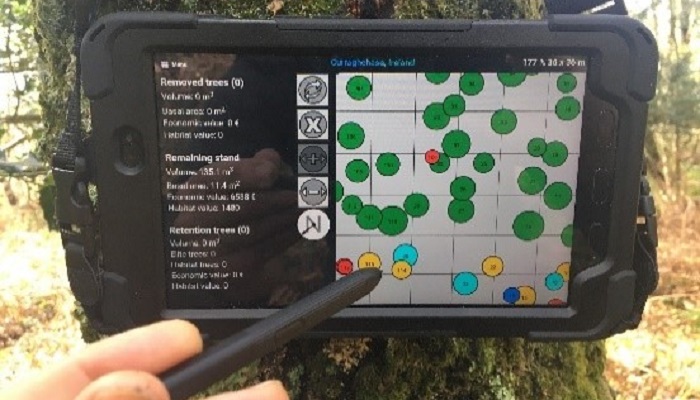 Diversification of forest management systems in Ireland – using “marteloscope” sites to educate on new approaches