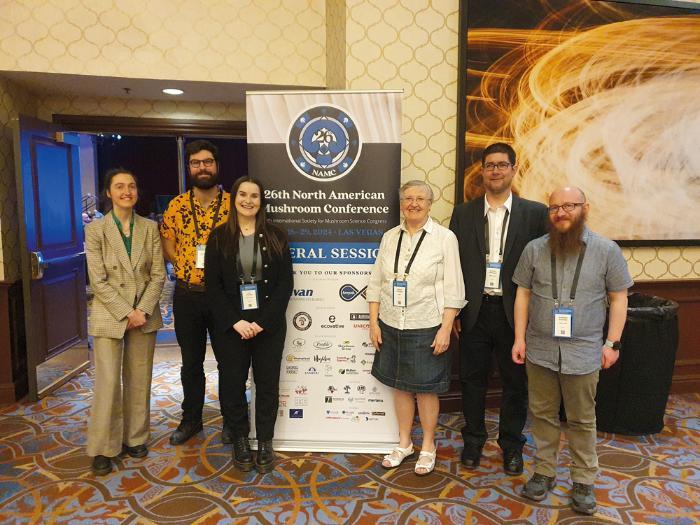Teagasc attendees at the ISMS Congress: (L-R) Gabrielle Young, Eoghan Corbett, Joy Clarke, Helen Grogan, Lóránt Hatvani and Andrea Uccello