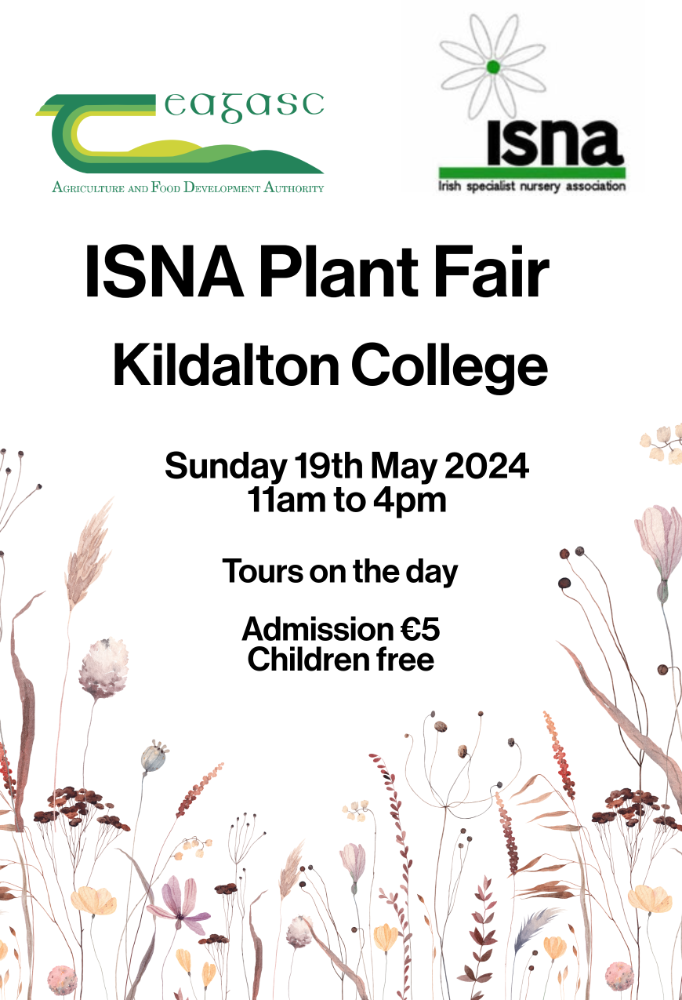 poster for event at Kildalton on 19th May 2024