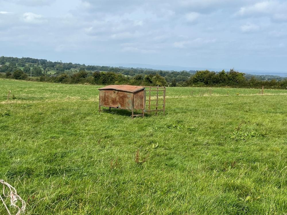 Creep feeder in field