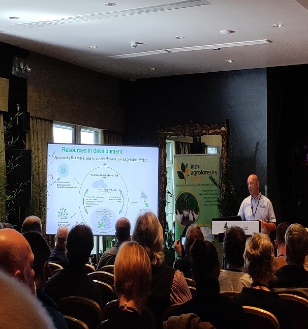 John Casey presents at the IAF conference
