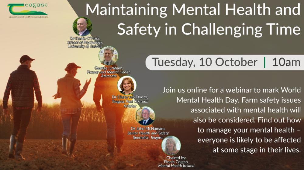 Teagasc Webinar ‘Maintaining your Mental Health in Farming’