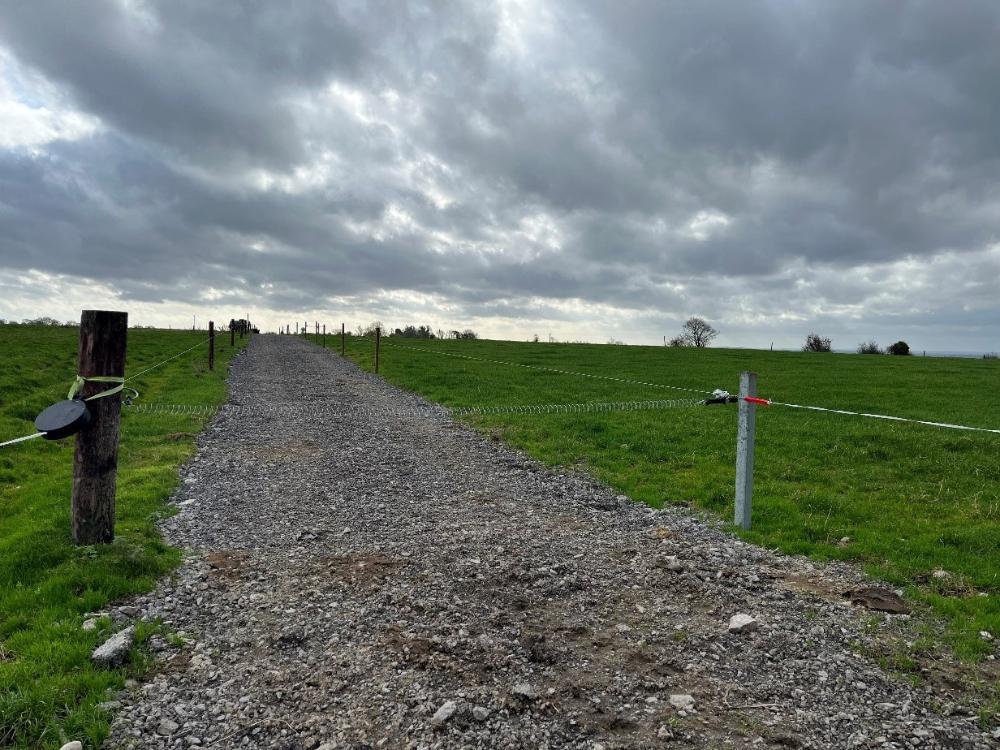 New passageway added t the farm