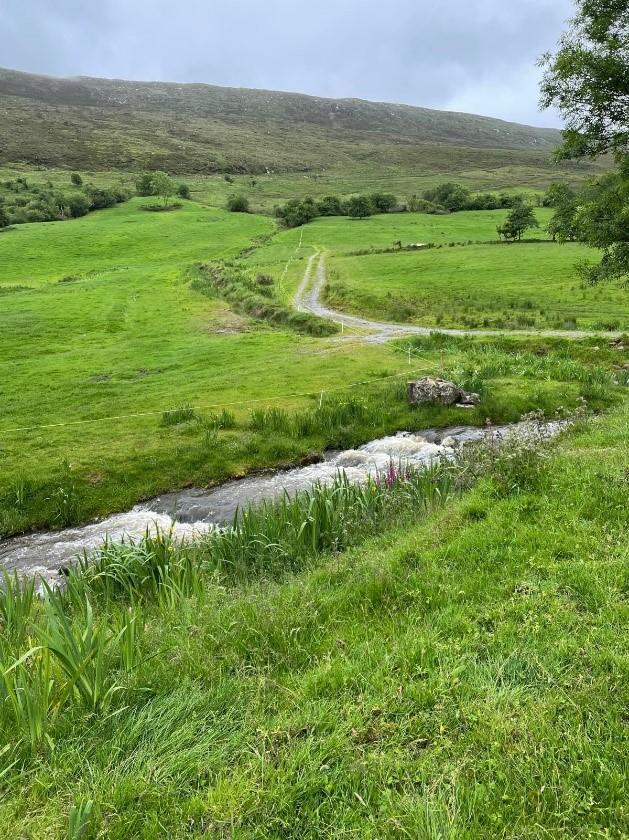 Fenced river on Oliver's farm