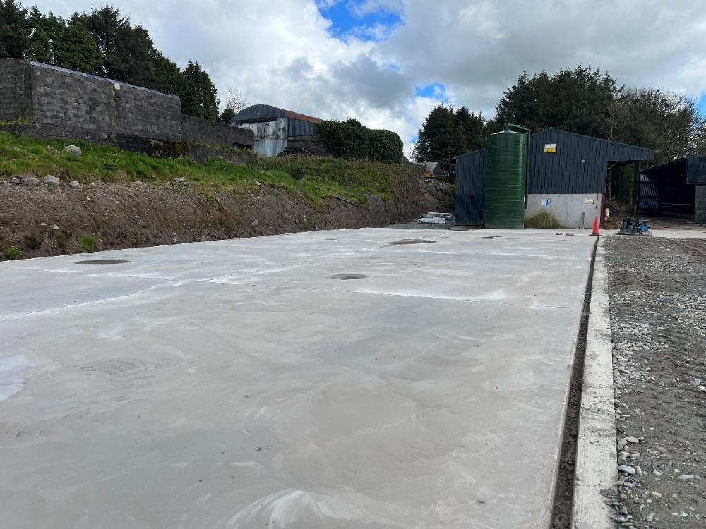 New silage slab