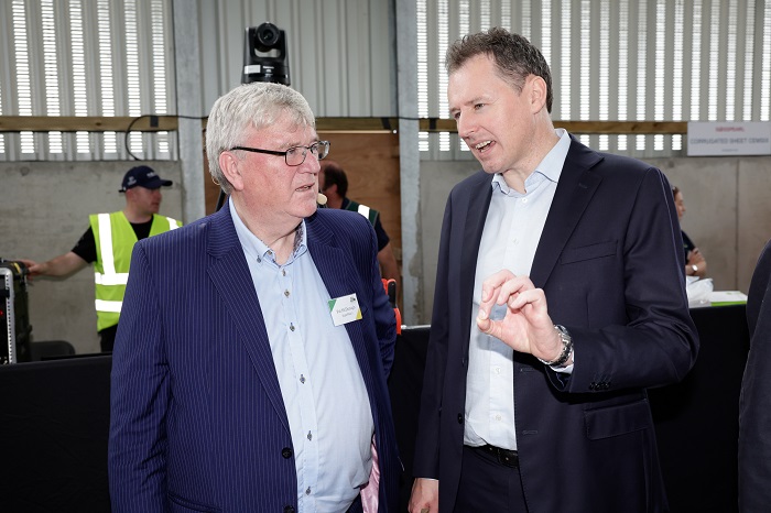 Pat McDonagh and Minister McConalogue pictured at BEEF2024