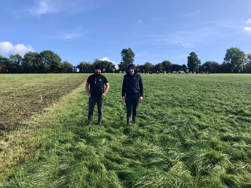 DairyBeef 500 Farmer Peter O'Hanrahan and local Teagasc Advisor Enda McLoughlin