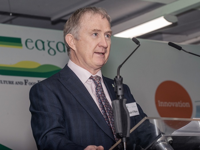 Professor Frank O Mara speaking at the 2024 National Dairy Conference