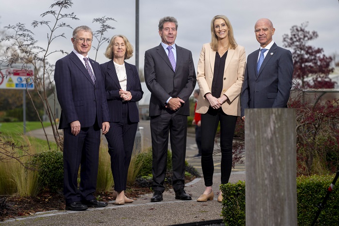 Speaking at today’s Teagasc Sustainability in Agriculture: the Science and Evidence Conference taking place at the Teagasc Research Centre at Ashtown, Dublin pictured from (L to R) were:  Professor Frank O’Mara, Teagasc Director; Dr Karen Daly, Acting Head of the Teagasc Environment and Land Use Research Centre in Johnstown Castle; Liam Herlihy, Teagasc Chairman; Deirdre Ryan, Director of Sustaina