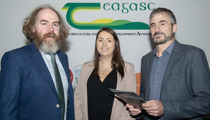 Joe Patton Emma Louise Coffey and David Becca Pictured at the Teagasc National Dairy Conference