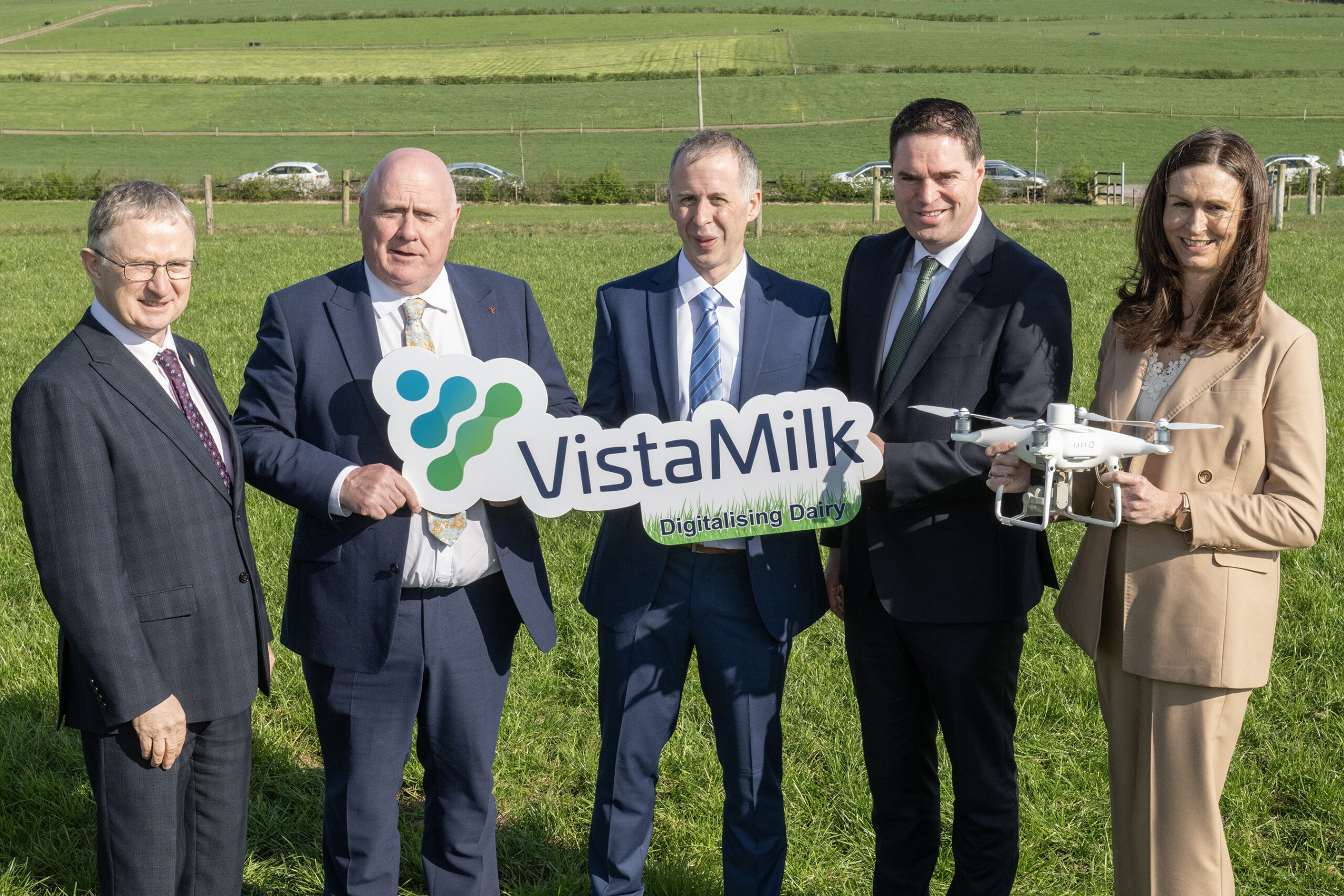 Minister Heydon and Minister of State Grealish launch €26.2 million VistaMilk Phase II Research Centre