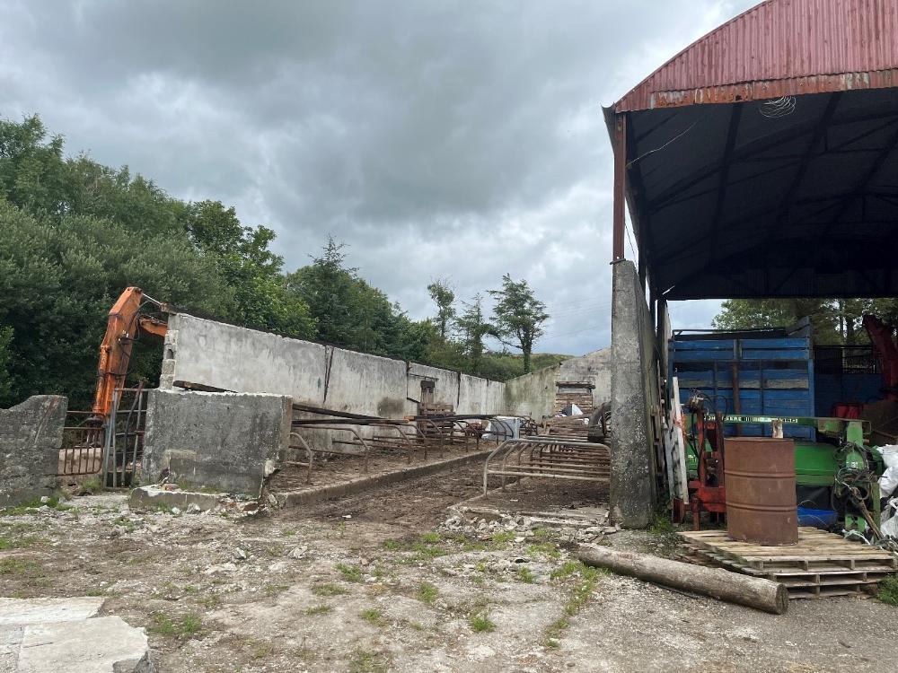 Works began on shed