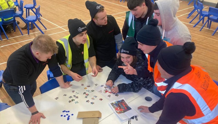 Students particpating in ag colleges day 2023