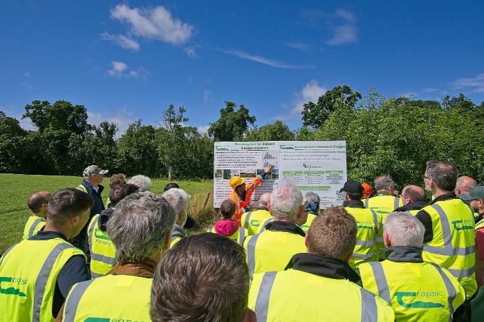 Members of the public at a Teagasc Forestry open day