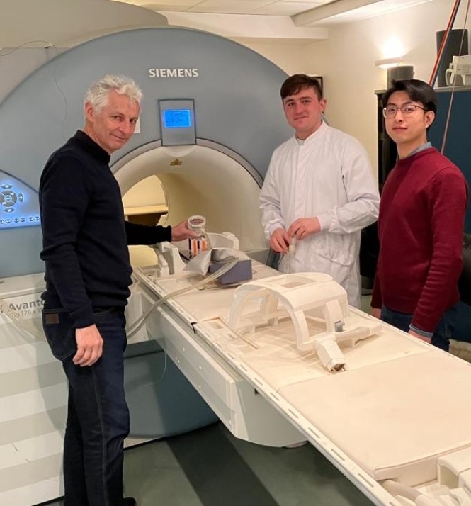 preparing a simulated digestion for MRI