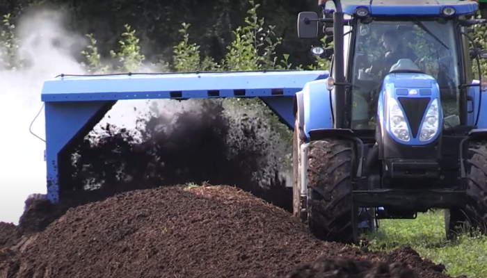 Organic Beef Open Day - Composting cattle manure