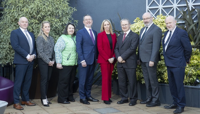 Speakers at the launch of the dairy calf to beef action plan