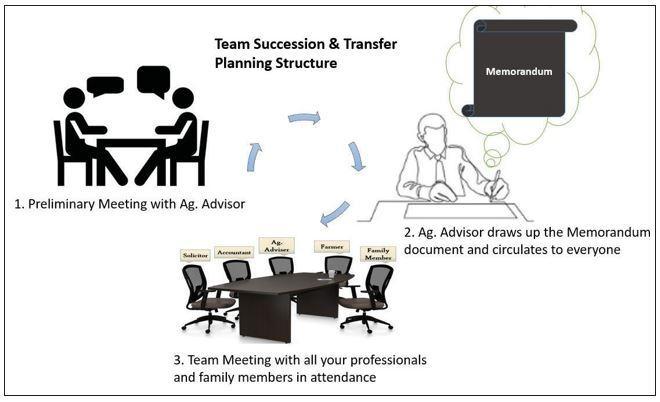 succession Transfer Team Planning format, explained in text