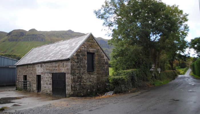 Retention and conservation of traditional farm buildings on Mayo farm